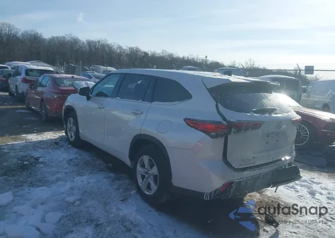 2022 Toyota Highlander Le from USA, damaged, VIN 5TDBZRBH2NS171536